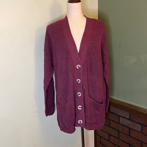 L Laurie Felt Cashmere Blend Cardigan FF32 6123